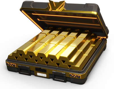 Gold container